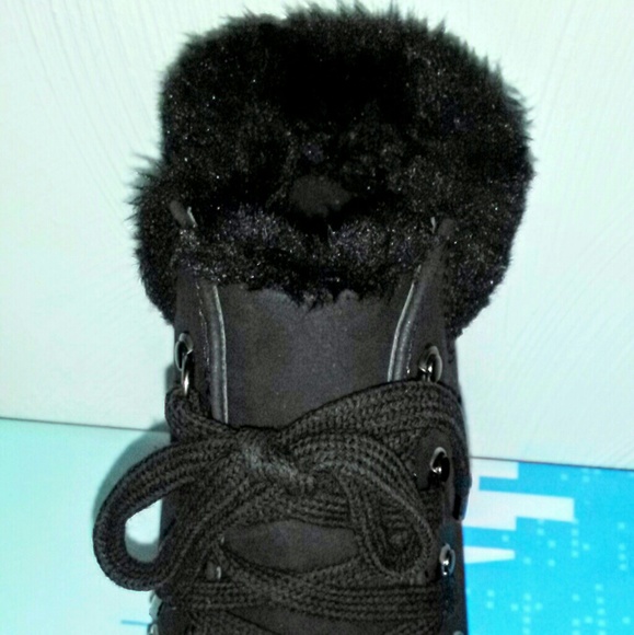 Black Wedge Ankle Boots! - Picture 7 of 8